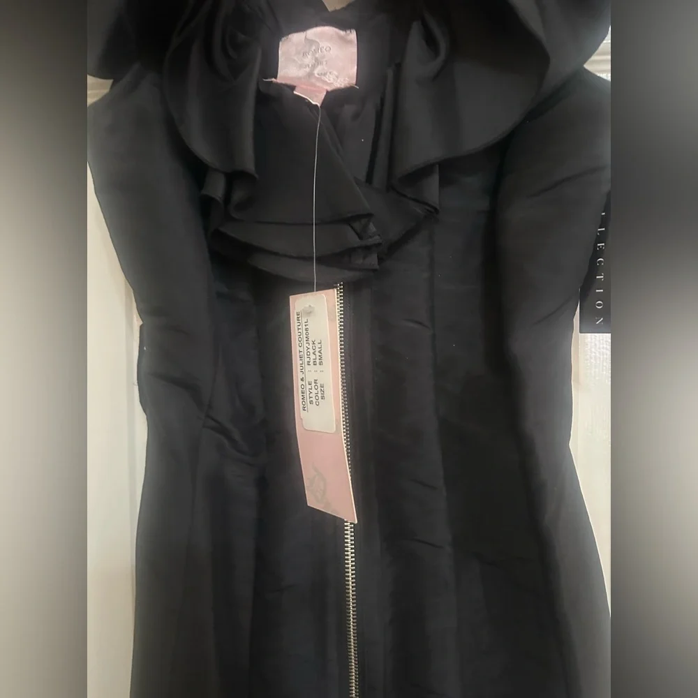 Black Ruffle Dress​ - Picture 2 of 4